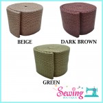TAPE 5CM-BEIGE, DARK BROWN & GREEN (PER ROLL)